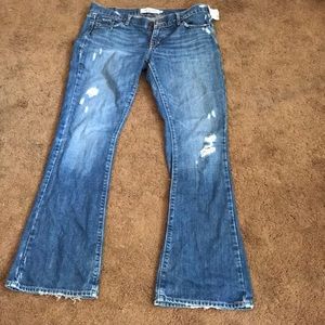 Abercrombie Flared Distressed Jeans